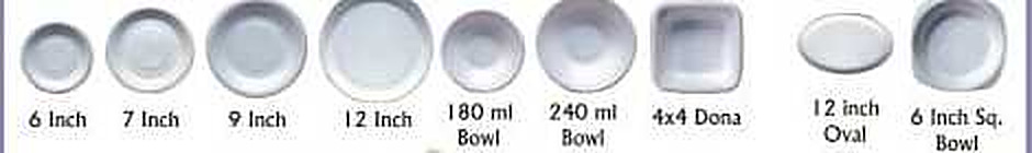 Biodegradable Round Plates — MTC disposable packaging