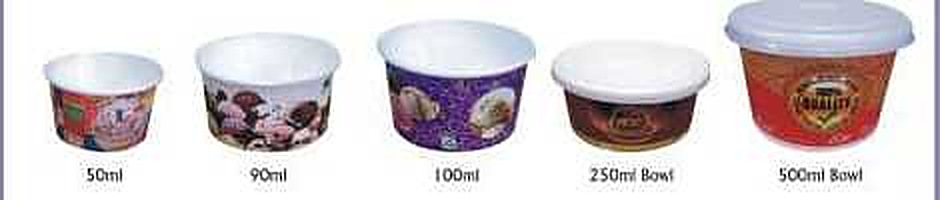 Ice Cream Cups — MTC disposable packaging