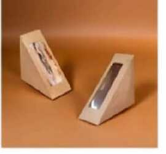 Sandwich Wedge Box — MTC disposable packaging