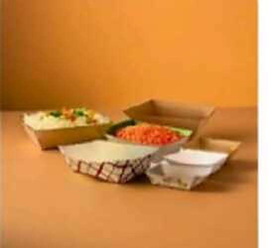 Paper Boat Tray — MTC disposable packaging